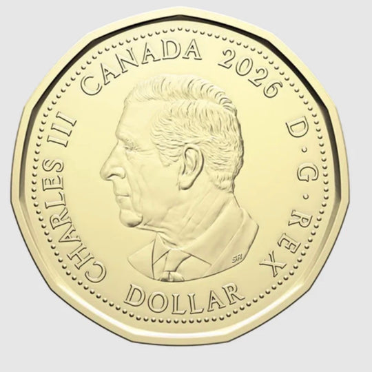 2026 Canada Coloured Loonie $1 FIFA World Cup UNC