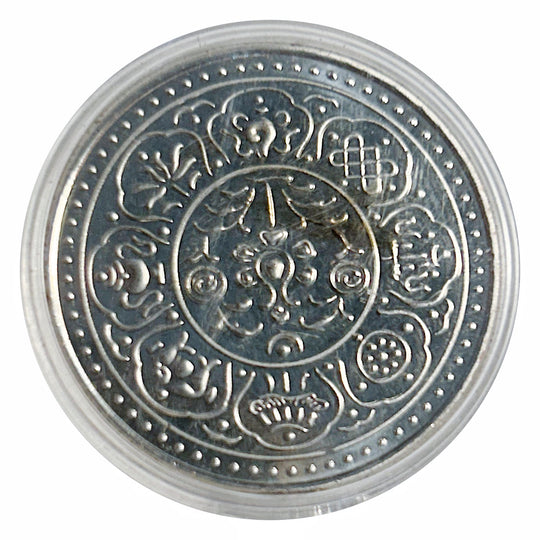 Lucky Craft Coin Mystic Symbols Zodiac Rune Style Medal in Capsule