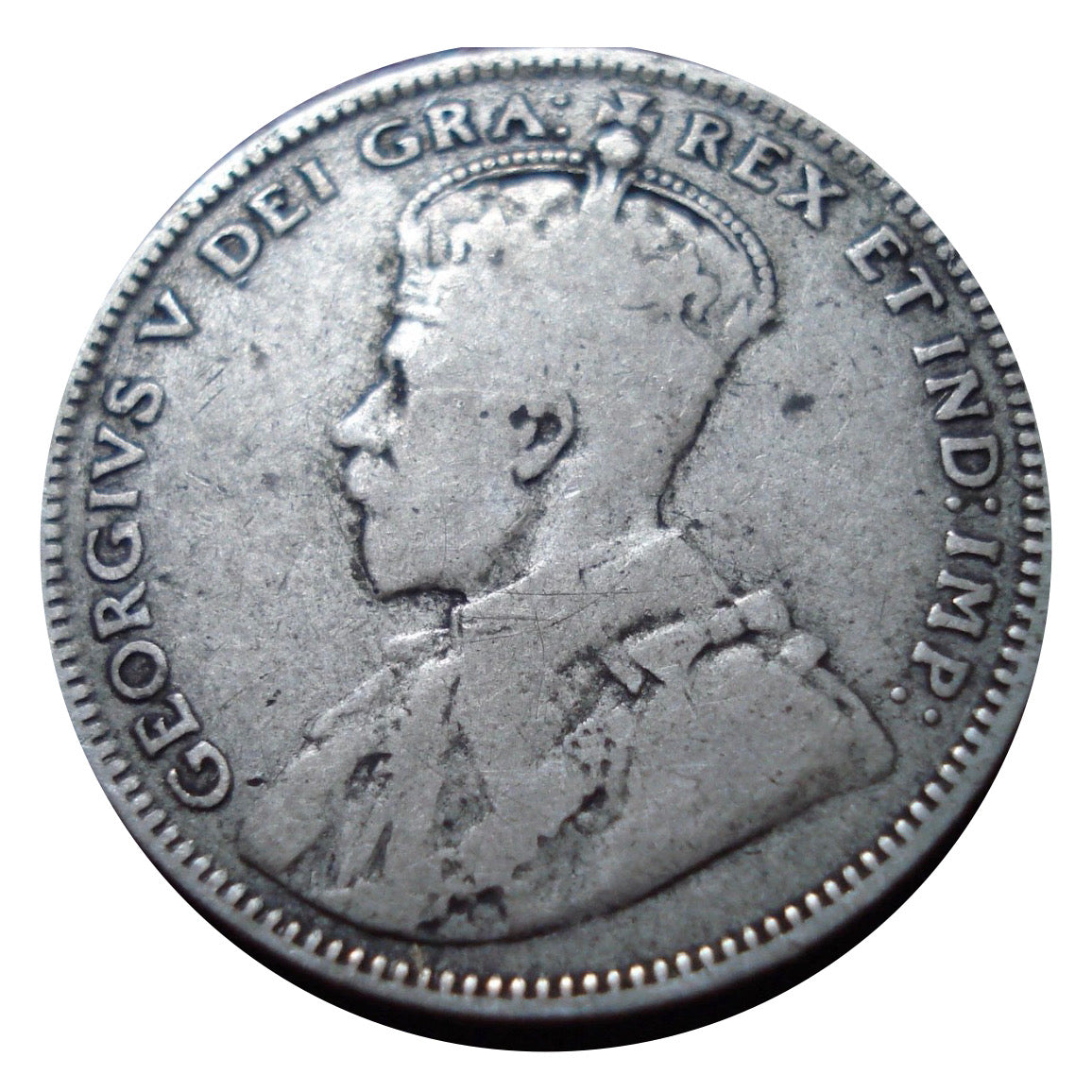 1912 Newfoundland 20 Cents Silver  Coin VG