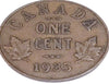 Zustand der Canadian Penny VF von 1935