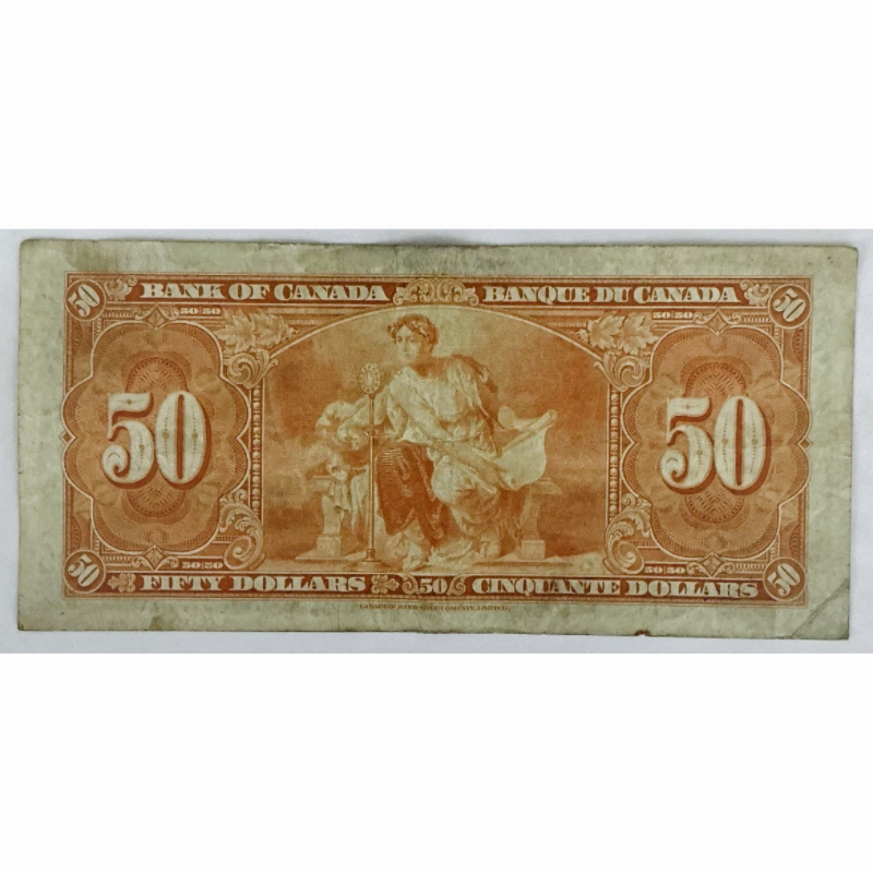 1937 Canada  $50 Note