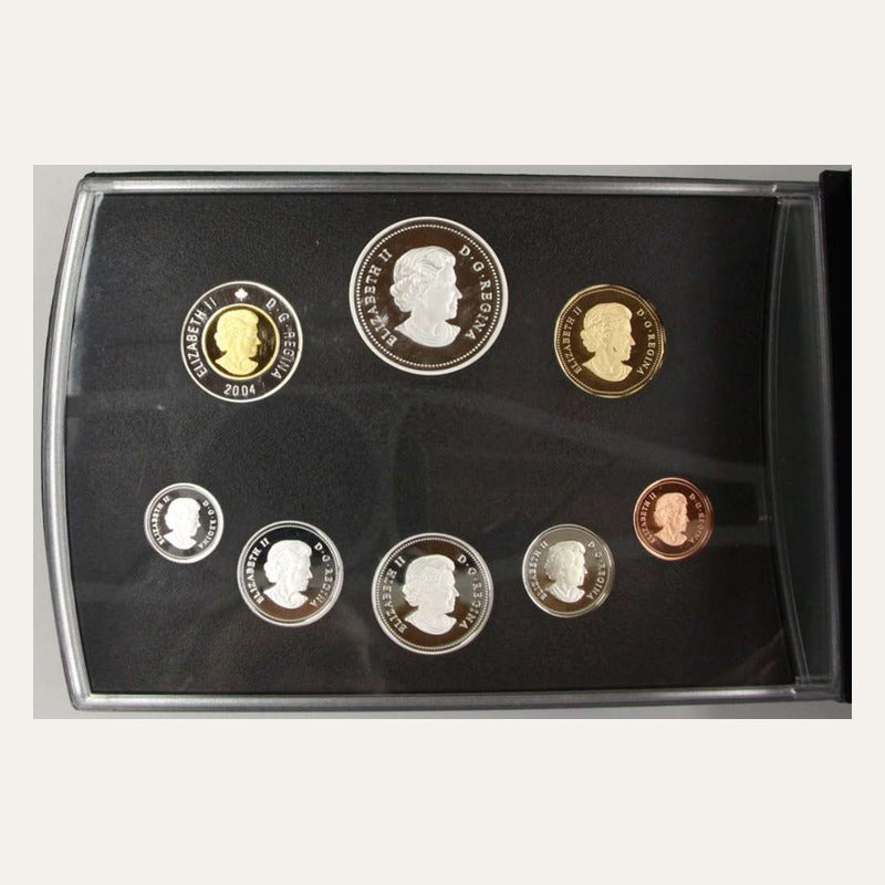 2010 Canada Navy Centennial 8-Coin Silver Proof Set Gold-Plated RCM OGP