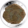 2007 Canada Proof Silver Dinosaur Collection Parasaurolophus $4 with RCM COA