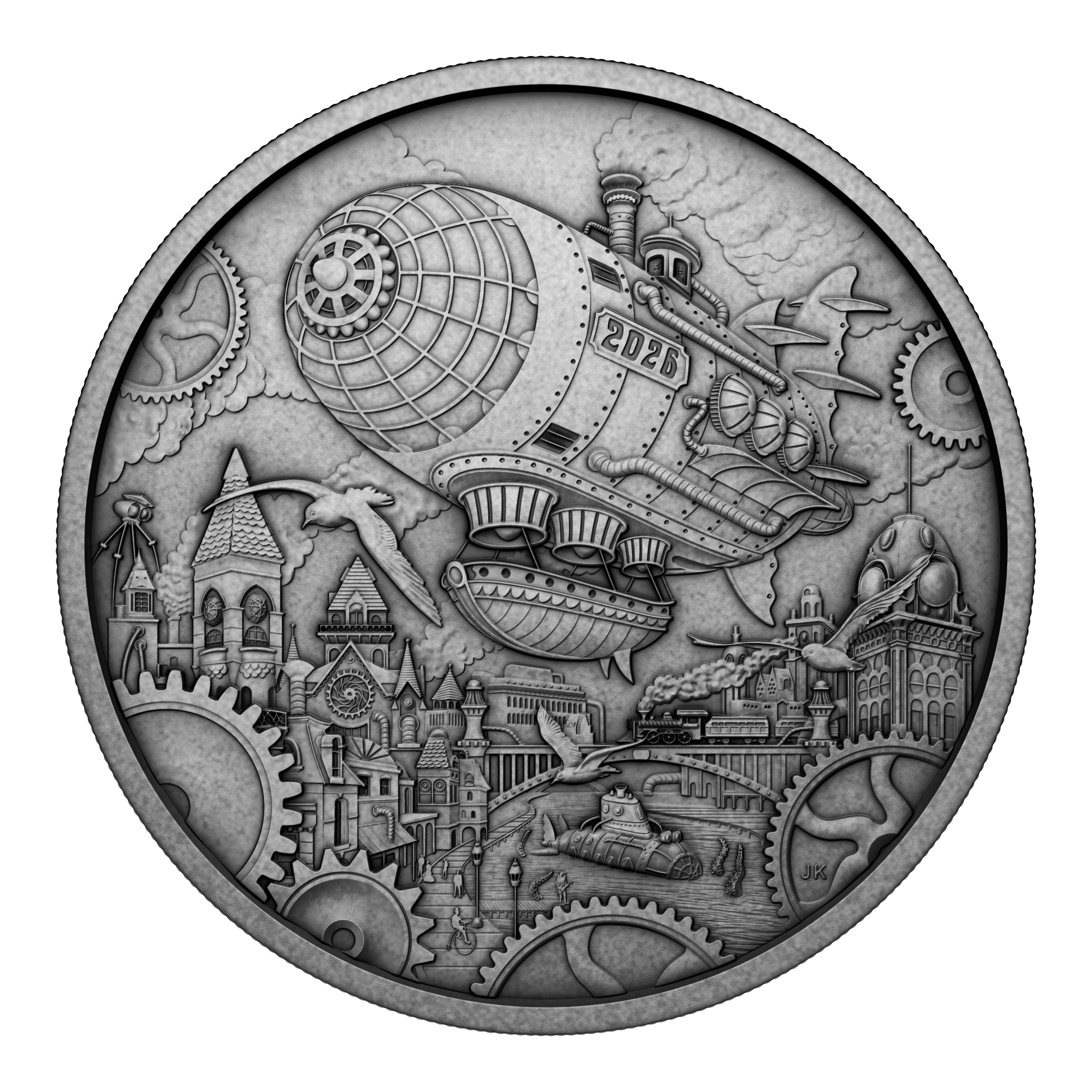 2026 Canada $50 A Whimsical Tale: Blimp Fine Silver Coin