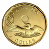 Pièce d'un dollar porte-bonheur olympique canadien 2012 BU