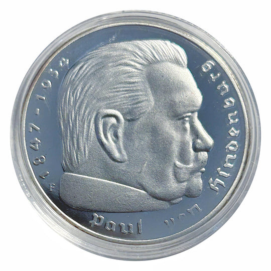 Lucky Craft Coin Germany Paul von Hindenburg Coin Medal in Capsule