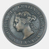 1896 Canada Large One Cent Coin Circulated VG