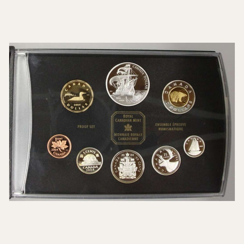 2004 Canada French Settlement 8-Coin Silver Proof Set RCM OGP