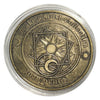 Lucky Copper Coin Make a Wish  in Plastic Capsule