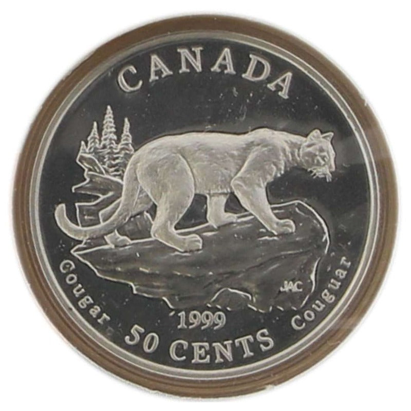 1999 Cats of Canada 4-Coin Sterling Silver Set