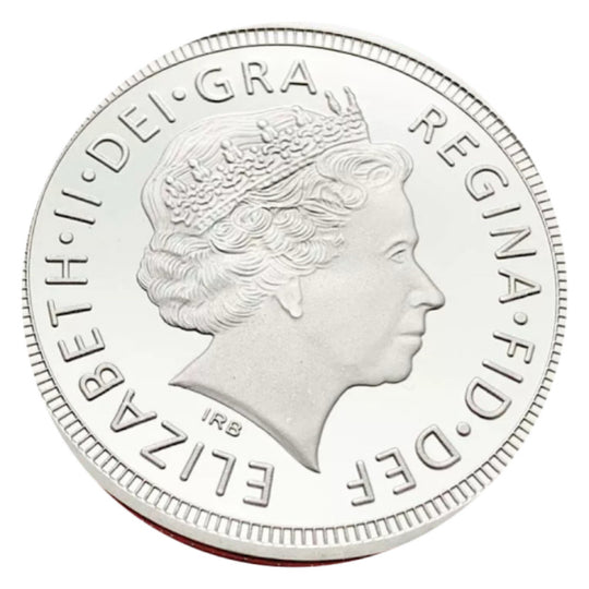 Lucky Coin Colored  Always Together in Protective Plastic Capsule