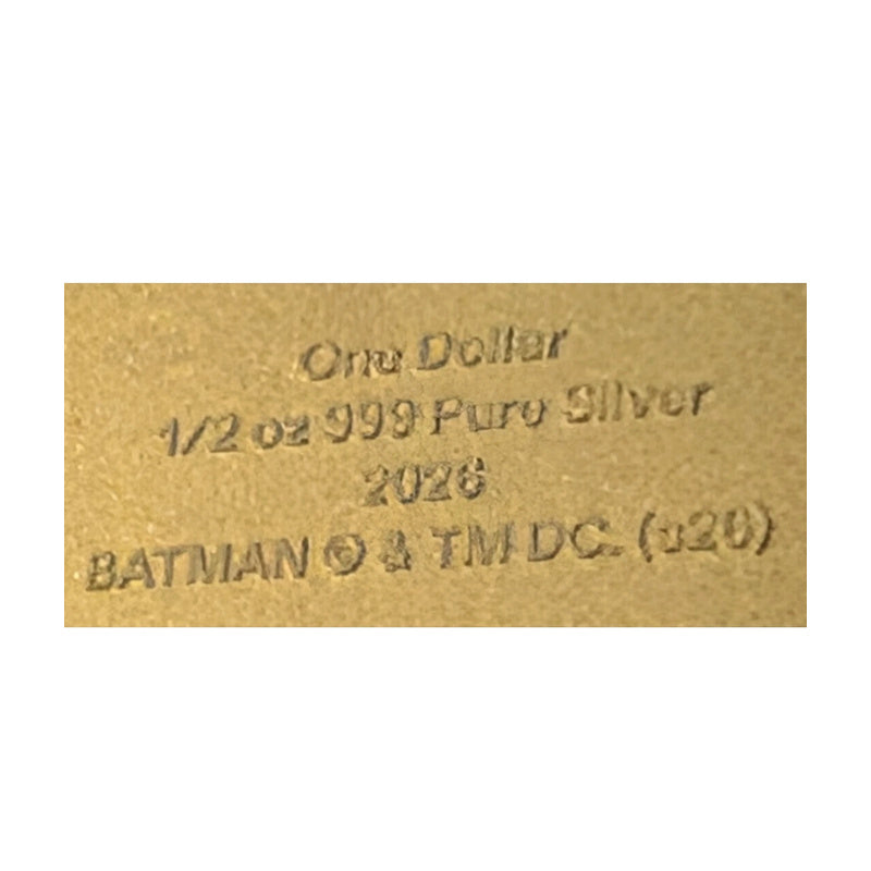 2026 Niue $1 Batman Animated Series Tier 1 1/2 oz Silver Coin Agoro #3464