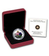 2013 Canada Silver  $20 Purple Coneflower and Blue Butterfly - Garden Flora and Fauna 1oz