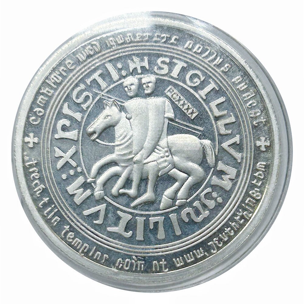 Lucky Craft Colored Coin Knights Templar Gold Cross  in Capsule