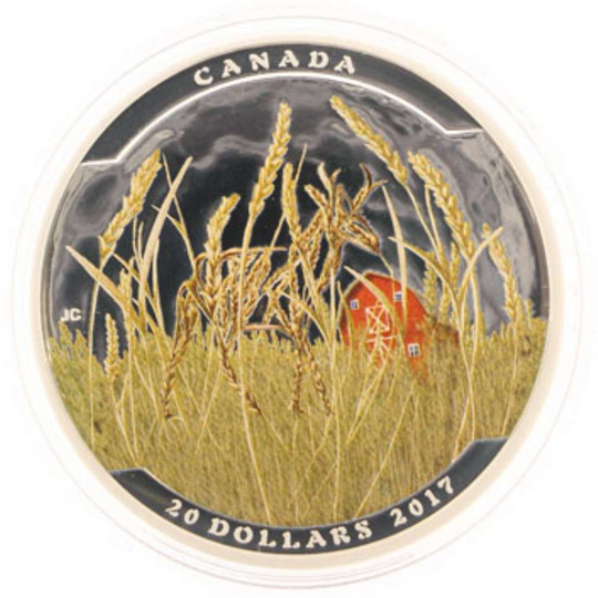 2017 Canada Silver  $20 Landscape Illusion: Pronghorn 1oz