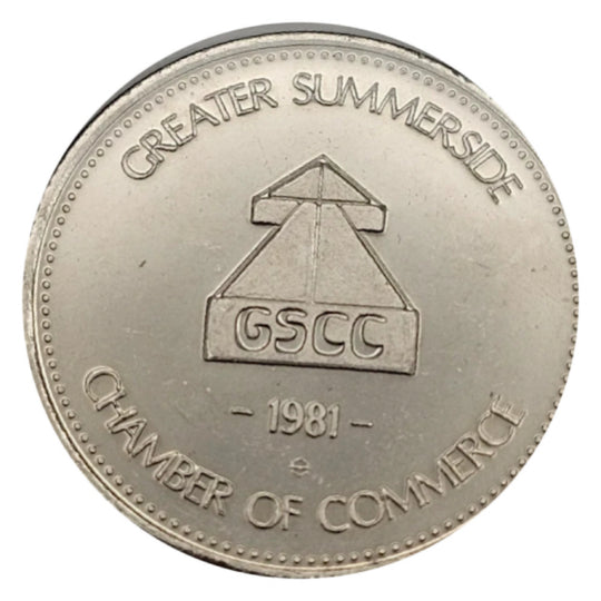 1981  Summerside  $1 Municipal Trade Token  UNC