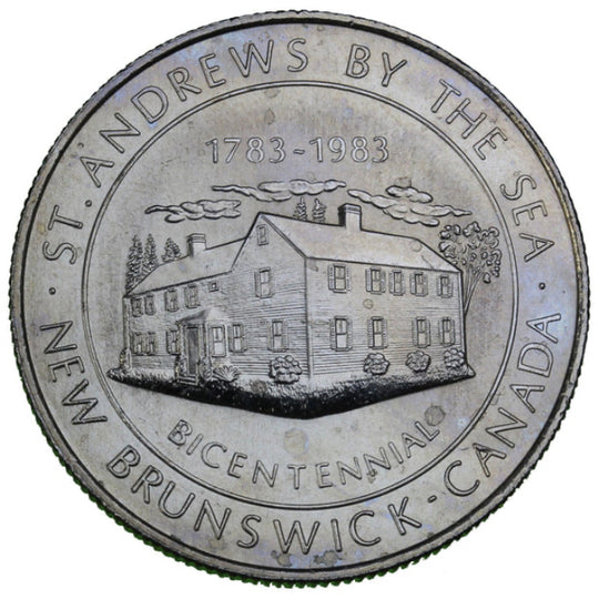 1983 St. Andrews by the Sea - $2 Municipal Trade Token  UNC