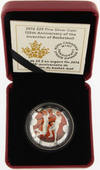2016 Canada Silver  $25 Invention of Basketball 125th Anniv