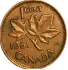 1951 Kanada One Cent VF