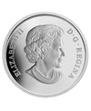 2013 Canada Silver  $20 Purple Coneflower and Blue Butterfly - Garden Flora and Fauna 1oz