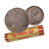 1932 Canadian 1-Cent Small Penny Coin Roll VG (50 Coins)