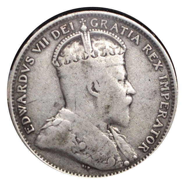 1900 Newfoundland 20 Cents Silver  Coin VG