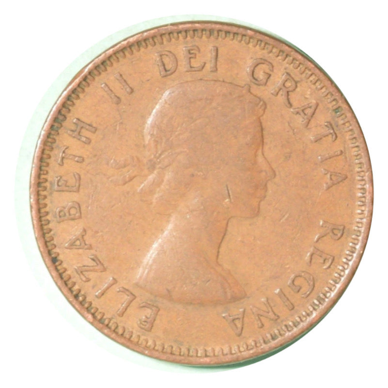 1953 Pli d'épaule d'un cent du Canada