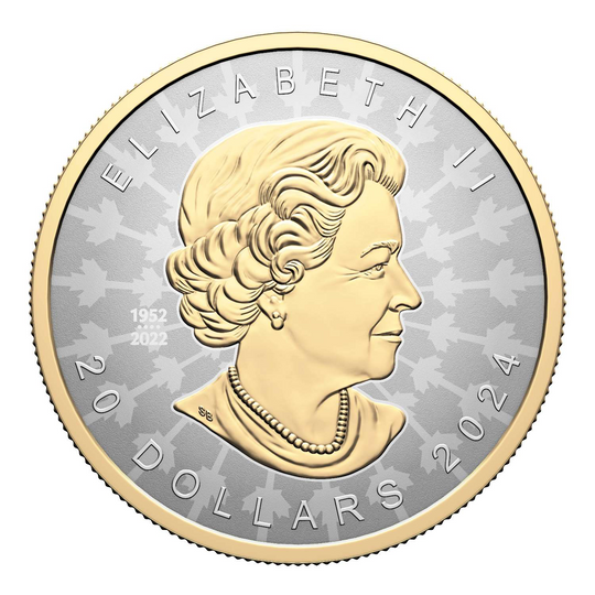 2024 Canada Silver  $20 Maple Leaf Super Incuse PF