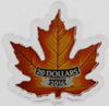 2016 Canada $20 Colourful Maple Leaf Shaped 1 oz Silver Proof Coin
