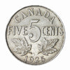 1925 Canadian 5-Cent Beaver Nickel Coin VF
