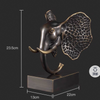 Luxury Abstract Elephant Head Sculpture – Modern Bronze Finish Decorative Statue