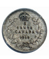 1911 Kanada Silber kleine 5-Cent-Münze – VG/F