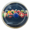 Lucky Craft Colored Coin  World Flags Sphere Medal in Capsule