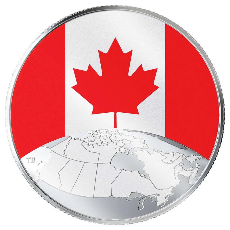 2019 Canada $5 This Is Canada! Pure Silver Glow in the Dark Coin 7.96g