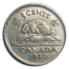 Pièce canadienne de 5 cents en nickel castor de 1939 VF