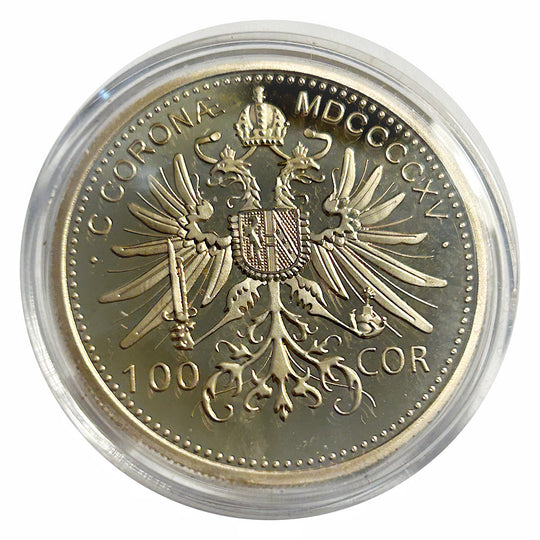 Lucky Craft Coin Austria Hungary Franz Joseph I Medal in Capsule
