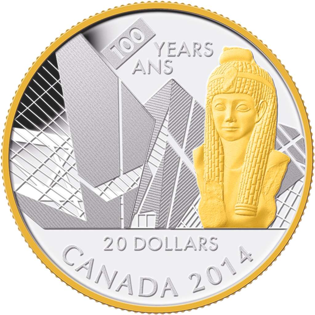 2014 Canada Silver  $20 100th Anniversary of the Royal Ontario Museum 1.009oz