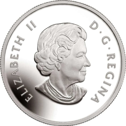 2014 Canada $10 Learning to Skate .9999 Silver Coloured Proof Coin