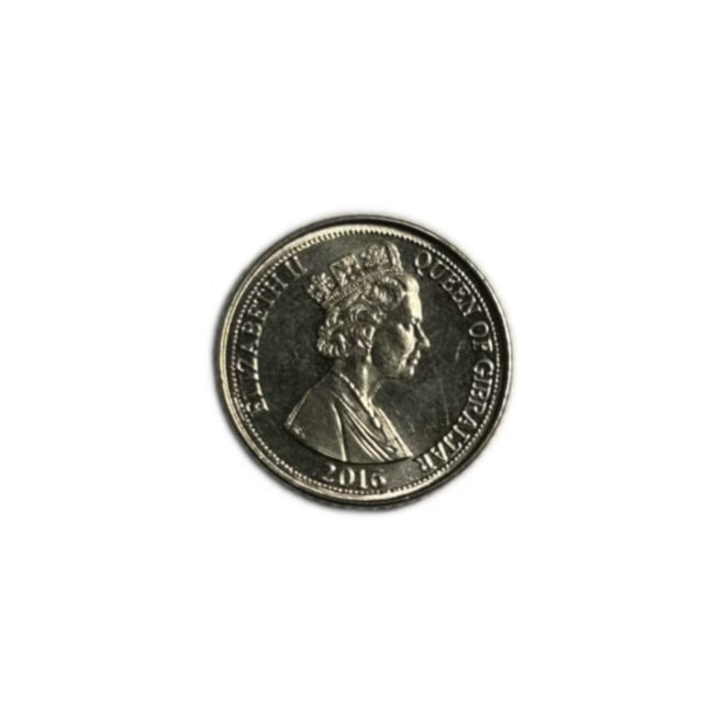 2016 Gibraltar 5 Pence Dama De Noche Flower UNC