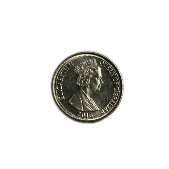 2016 Gibraltar 5 Pence Dama De Noche Flower UNC