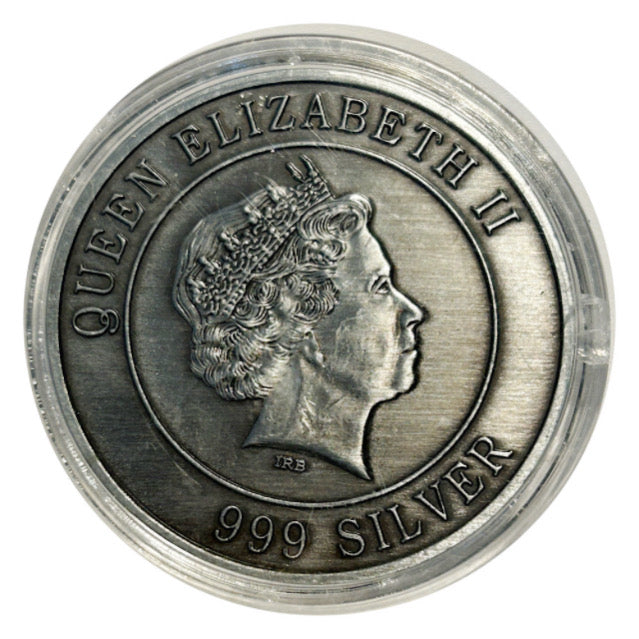Lucky Colored Coin Zodiac Aries  in Plastic Capsule