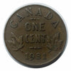 Kanada 1 Cent 1931 George V Kanadische Penny-Münze, kleiner Cent, hohe Qualität