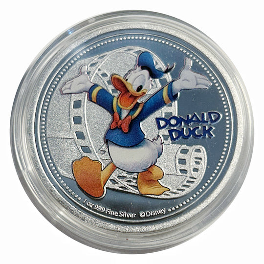 Lucky Craft Coin Donald Duck Medal in Capsule