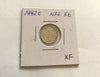 1942 C Newfoundland 5 Cent  Silver Coin XF