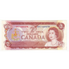 1974 Canada  $2 Multicoloured Note AU Lot of 5