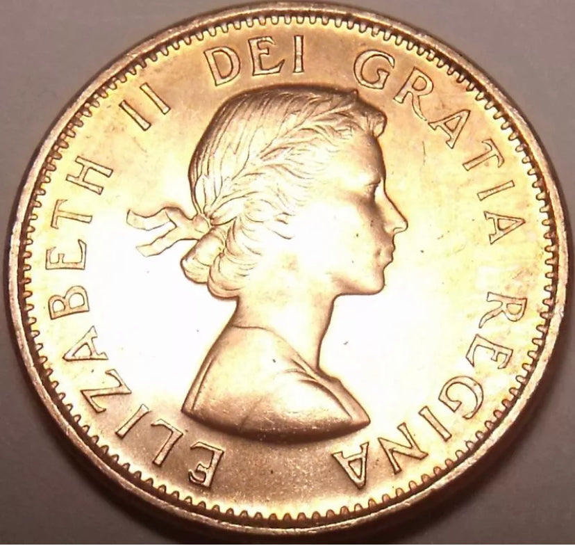 1960  Canada One Cent  BU