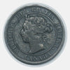 1901 Canada  Victoria Queen Large Penny Coin VG