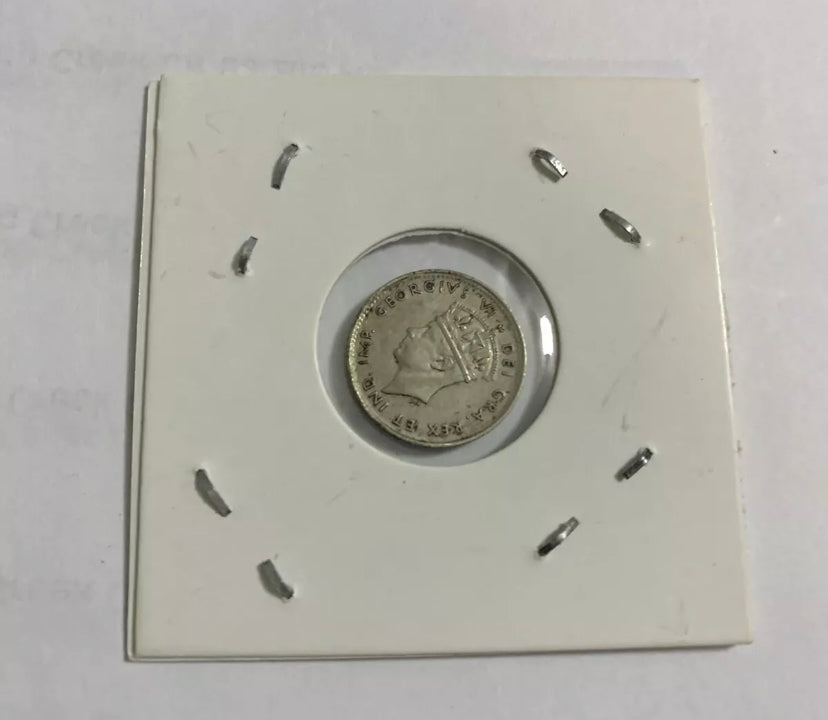 1947 C Newfoundland 5 Cent  Silver Coin VF