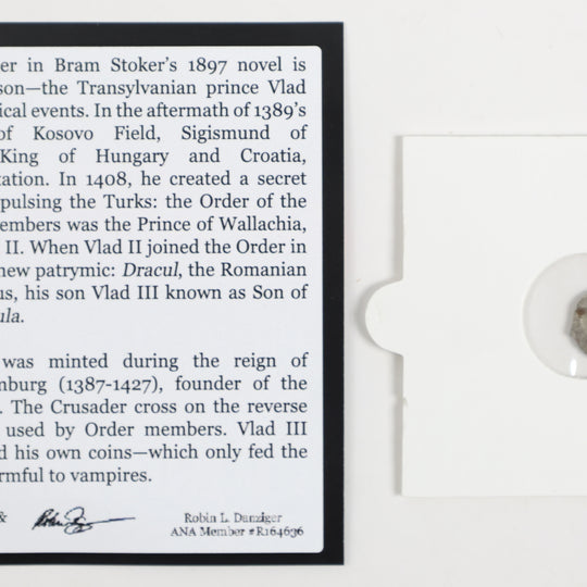 Real-Life Dracula – Medieval Silver Coin of the Order of the Dragon