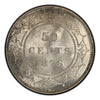 1876H Canada Silver 50 cents Newfoundland (Victoria) Coin VG